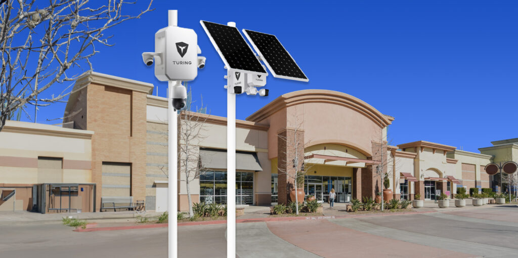 A photo of the Turning Shield in a shopping center